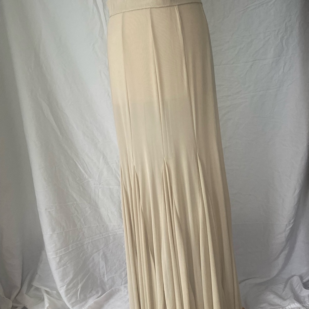 Free People Cream Maxi Skirt